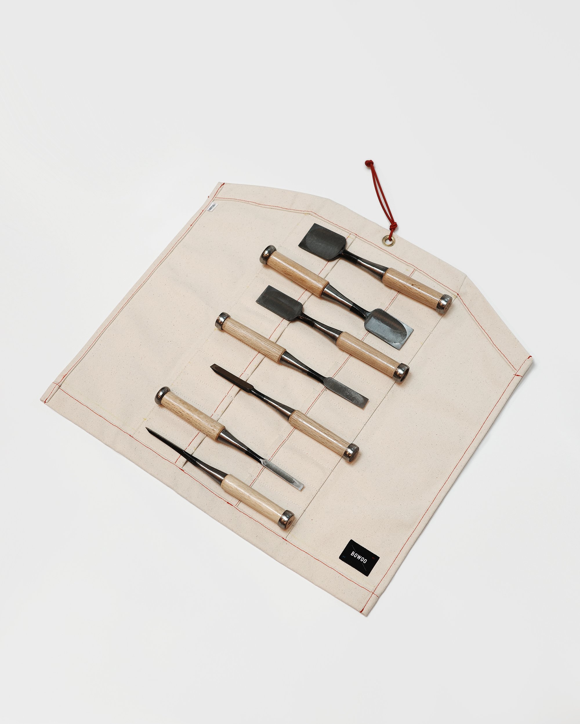 Japanese Woodworking Chisel Nomi Canvas Tool Roll for Nihonsan